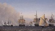 Adelsteen Normann The Battle of Copenhagen on the 2nd of April 1801 Sweden oil painting artist